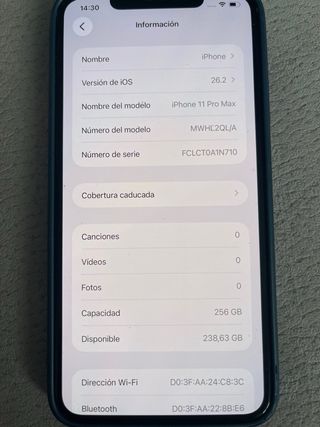 iPhone 11 Pro Max 256 gb