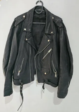 Giubbotto in pelle vintage Metallica