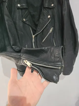 Giubbotto in pelle vintage Metallica