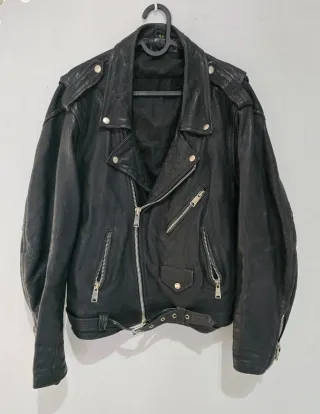 Giubbotto in pelle vintage Metallica