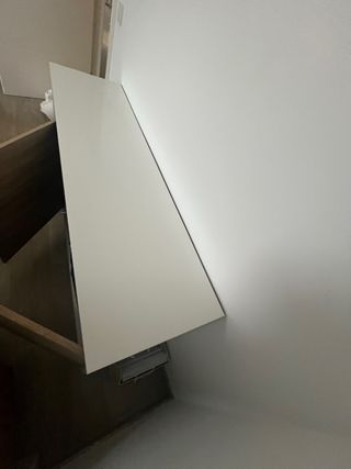 Mueble blanco y madera 3 puertas 1,50cm