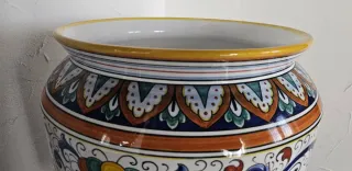 Ceramica di Deruta - coprivasi 30 cm