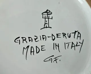 Ceramica di Deruta - coprivasi 30 cm