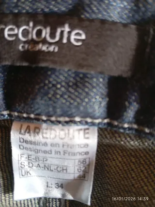 Vaqueros hombre azul