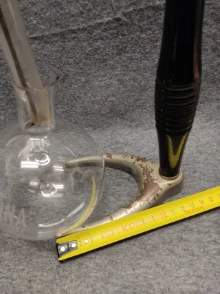 Antigua cafetera de bola Cona