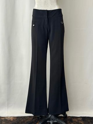 Pantaloncini da uomo a zampa d'elefante chic vintage anni '90