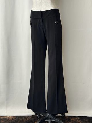 Pantaloncini da uomo a zampa d'elefante chic vintage anni '90