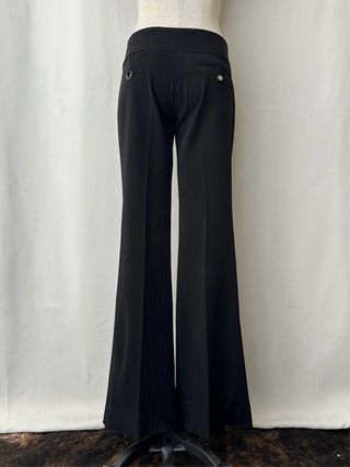 Pantaloncini da uomo a zampa d'elefante chic vintage anni '90