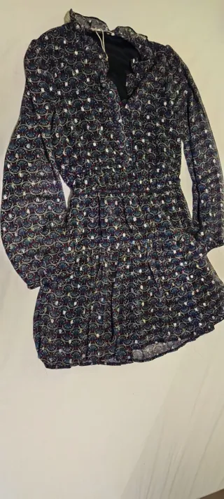 Vestido corto elegante estampado