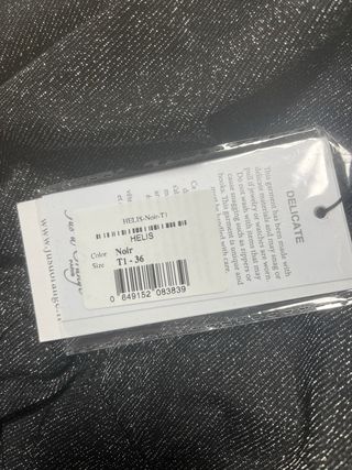 Mono fiesta Jus D'Orange negro y plateado