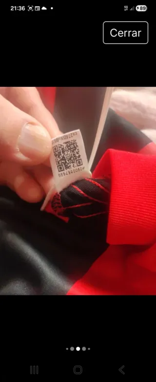 Camiseta Segunda Equipación Ponferradina Talla S