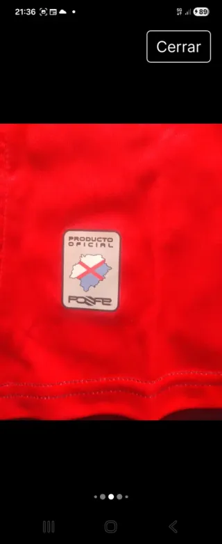 Camiseta Segunda Equipación Ponferradina Talla S