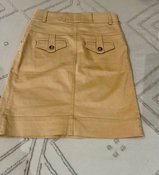 Falda marrón Massimo Dutti