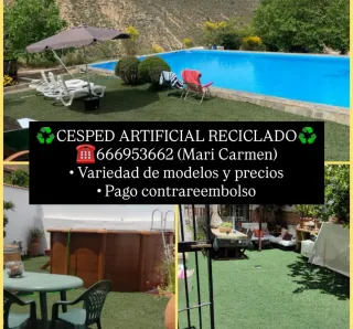 Erba artificiale riciclata