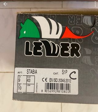 Scarpe antinfortunistiche Lewer uomo 43