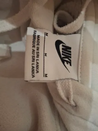 Felpa Nike bianca con cappuccio