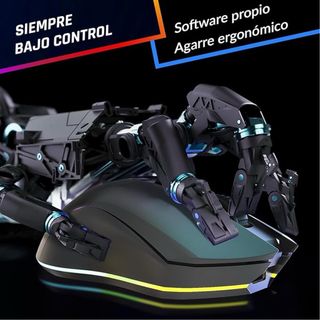 Ratón Inalámbrico KLIM Blaze Pro RGB Recargable