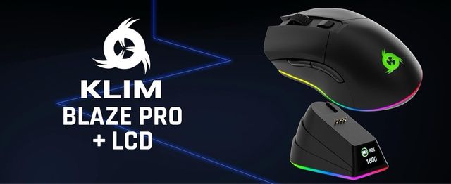 Mouse Wireless KLIM Blaze Pro RGB Ricaricabile