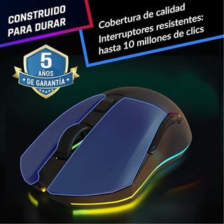 Ratón Inalámbrico KLIM Blaze Pro RGB Recargable