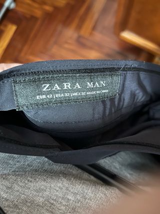 Traje Zara Azul Marino Hombre