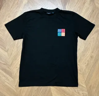 Camiseta FILA negra con estampada trasero Talla S