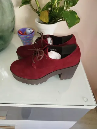 Botines Corina Burdeos Talla 36