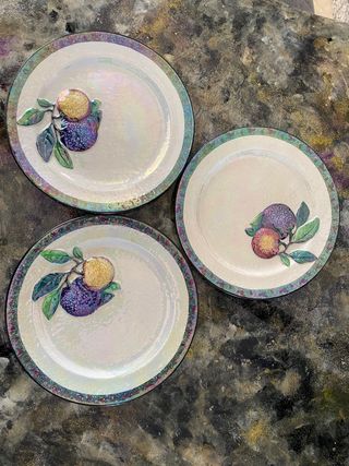 Juego 3 Platos Carlton Ware Vintage N 3052