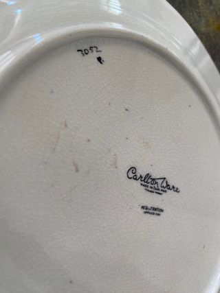 Juego 3 Platos Carlton Ware Vintage N 3052