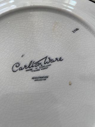 Juego 3 Platos Carlton Ware Vintage N 3052