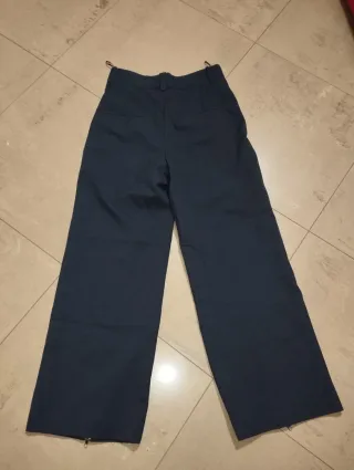 Pantaloni Zara vita alta con zip