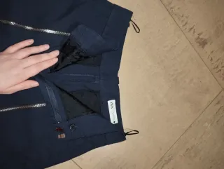 Pantaloni Zara vita alta con zip