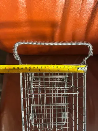 Carrito decorativo 16/17/25 cm de compras metálico