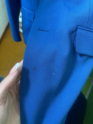 Traje Zara Azul Talla 38