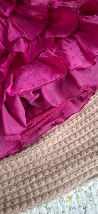 Traje Flamenca Niña buganvilla