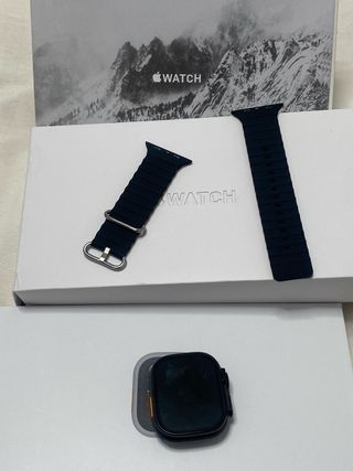 Smart Watch Ultra Nero/Arancione (Leggi bene)