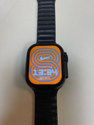 Smart Watch Ultra Nero/Arancione (Leggi bene)