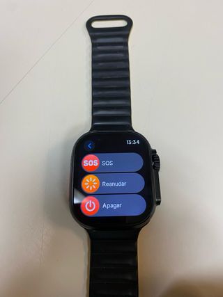 Smart Watch Ultra Nero/Arancione (Leggi bene)