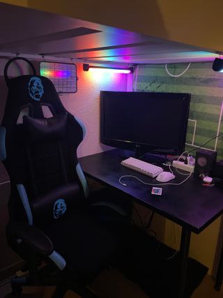 Cama Nido Negra y Azul