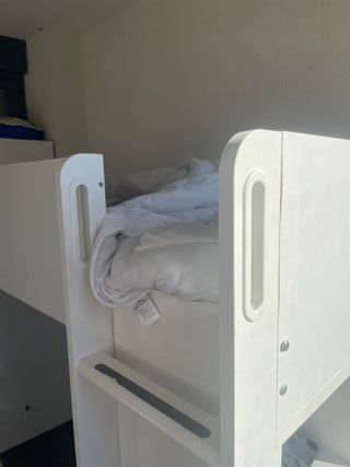 Cama Nido Negra y Azul