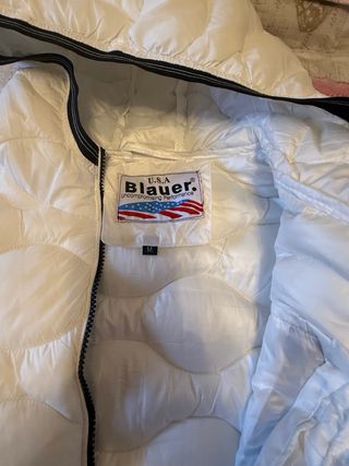 Piumino Blauer  – Bianco – Taglia M Usato poco