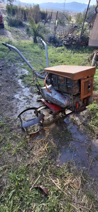 Motocultor Alervi Gasoil Motor Lombardini