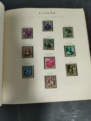 Sellos España 1963 Homenaje Ribera