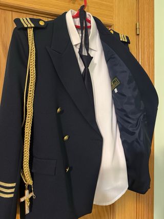 Traje de comunión niño azul marino