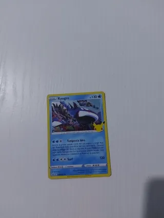 Carta Pokemon Kyogre 130 HP