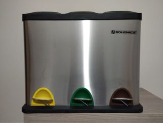 Cubo Basura Reciclaje SOHOMICS 3 Compartimentos