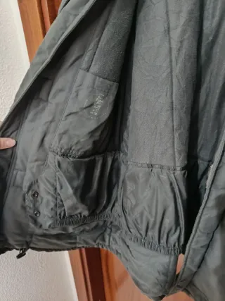 Abrigo Adidas Vintage Negro y Beige