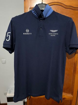 Polo Hackett Aston Martin Racing Azul Marino