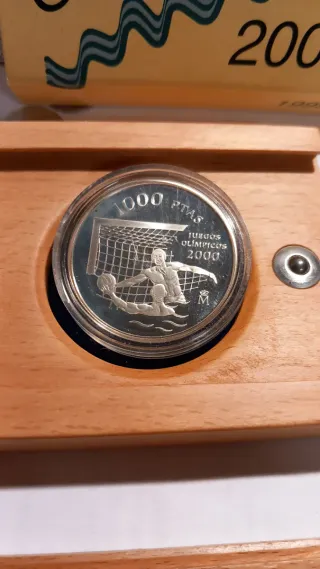 Moneda Juegos Olímpicos 2000 Waterpolo