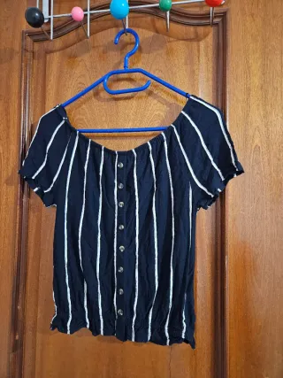 Body H&M manga larga negro XS