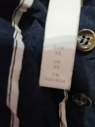 Body H&M manga larga negro XS